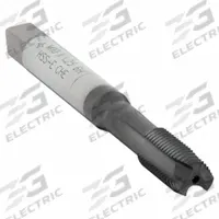 CLEVELAND Spiral Point Tap: M10x1.25 Metric, 6H, 3 Flute, Plug Chamfer, Hardlube Coated Cobalt (MPN C96042)