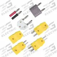 OMEGA Temperature Probe Connectors & Adapters: Adapter, For Type K Thermocouple Type (MPN TAS-K-3). Key specifications — Includes Clamp: No Clamp Included; Includes Write-On Window: No Write-On Window Included; Product Type: Adapter; Contact Material: Alumel; Connector Type: Male Standard to Female Mini; Brand: OMEGA; Color: Yellow; Manufacturer Part Number: TAS-K-3.