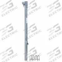 FALLTECH Ladder Safety: Steel, Auto, 425 lb Capacity, Fasteners (MPN 6161005). Key specifications — Brand: FALLTECH; Pass-Through Type: Automatic; Includes: Fasteners; Ladder Lifeline Component: Extension Post; Lifeline Material: Steel.
