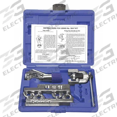 IMPERIAL Flaring and Cutting Kit: Single 45 Degree, Aluminum/Brass/Copper/Steel - Flaring Tool Kits