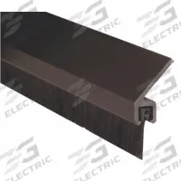 PEMKO Door Weatherstripping: Brush Insert, 3 ft Lg, 1 in Wd, 1 in Ht (MPN 45041DNB36). Key specifications — Insert Material: Nylon; Flange Material: Aluminum; Brand: PEMKO.