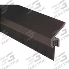 PEMKO Door Weatherstripping: Brush Insert, 3 ft Lg, 1 in Wd, 1 in Ht (MPN 45041DNB36). Key specifications — Insert Material: Nylon; Flange Material: Aluminum; Brand: PEMKO.