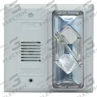 EDWARDS SIGNALING Horn Strobe: 24 V AC/24V DC, 4 9/16 in Overall Wd, 4 1/2 in Overall Lg, Xenon (MPN 6536-G5). Key specifications — Manufacturer Part Number: 6536-G5; Brand: EDWARDS SIGNALING; Mounting Location: Wall Mount; Operating Voltage: 24 V AC.