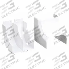 LEGRAND Internal Elbow: CableSmart 40N2, 4 in Wd, 2 in Ht, Plastic, White (MPN 40N2F17WH). Key specifications — Series: CableSmart 40N2; Material: Non-Metallic; Color: White; For Use With: 40N2 Raceways; Brand: LEGRAND; Item: 90 Degree Internal Elbow.