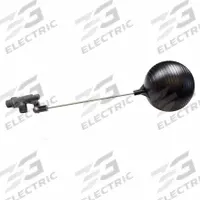 KERICK Float Valve Assembly: For Water Media, Angle Valve Body, Cylindrical, Bulkhead, 3/8 in MNPT (MPN PT3838312-5). Key specifications — Mounting: Bulkhead; Standards: Standard 169; Arm Adjustability: Adjustable; Connection Gender - Side 1: Male; Connection Gender - Side 2: Male; Brand: KERICK; Connection Type - Side 1: NPT; Connection Type - Side 2: NPT.