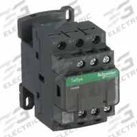SCHNEIDER IEC Magnetic Contactor: Non-Reversing, 3 Poles, 3NO Contacts, 18 A, 24V AC Coil (MPN LC1D18B7). Key specifications — Brand: SCHNEIDER; Integrated Surge Suppression: No.