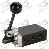 ARO Manual Air Control Valve: 50, Four-Way / Two-Position, Lever, Black, 16 scfm Flow Rate - Max (MPN 5040-10). Key specifications — attr1092903: Black; attr1086905: Manual Return; attr1086907: 50; attr1086914: Normally Open; attr1086904: Manual Air Control Valve; attr1086871: 5040-10.