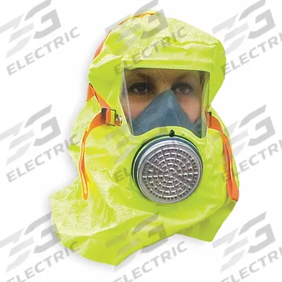 MSA Disposable Emergency Fire Escape Hood: 15 min Escape Duration, MSA S-CAP - Non-IDLH (Non-Immediately Dangerous to Life or Health) Emergency Escape Respirators