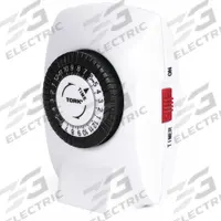TORK Plug-In Timer: Mechanical, Indoor, Not Astronomic, 24 hr Setting, 5-15R, 125V AC (MPN 402B). Key specifications — Brand: TORK; NEMA Receptacle Configuration: 5-15R.