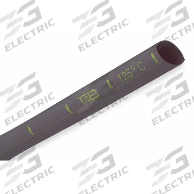 SHRINK-KON Heat Shrink Tubing: 0.38 in I.D. Before Shrinking, 0.19 in I.D. After Shrinking - Standard Heat Shrink Tubing