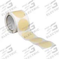 3M Painter's Tape: 2380, Tan, Disc, 3 in Pre-Cut Dia, 7.5 mil Thick, Rubber, Crepe Paper. Key specifications — Series: 2380; Brand: 3M; Backing Material: Crepe Paper; For Location: Indoor; For Surface Type: Metal; Manufacturer Part Number: 2380.