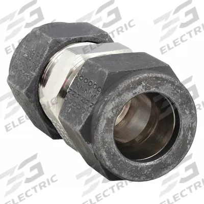 PARKER Compression Fitting Union: 5/8 in OD x 5/8 in OD Fitting Size - Single-Ferrule Stainless Steel Fittings