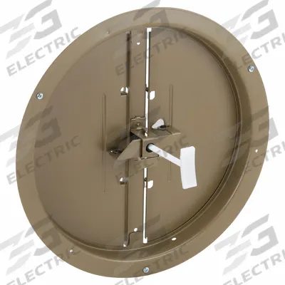 APPROVED VENDOR 10"dia Steel Control Damper: For 10 in Nominal Duct Dia - Dampers