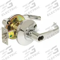 BEST Door Lockset: Storeroom Lever Locksets, Chrome, ADA Compliant, Interchangeable Core (MPN 7KC37D15DS3625). Key specifications — Ligature Resistance: Not Ligature-Resistant; Brand: BEST; Lockset Function ANSI Code: F86; Visual Indicator Message: No Message; Lockset Style: 7KC Contour Angle Return Lever; ADA Compliant: Yes; Finish: Bright Chromium-Plated : Zinc.