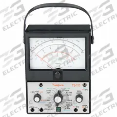 SIMPSON ELECTRIC Analog Multimeter: 600 V Max AC Volt Measurement, 600 V Max DC Volt Measurement (MPN 12113). Key specifications — Brand: SIMPSON ELECTRIC.