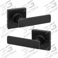 KWIKSET Door Lever Lockset: Passage Lever Locksets/Storeroom Lever Locksets, ADA Compliant (MPN 200BRNL-SQT-514-6AL-RCS). Key specifications — Ligature Resistance: Not Ligature-Resistant; Brand: KWIKSET; Lockset Function ANSI Code: F75; Visual Indicator Message: No Message; Lockset Style: Rose; ADA Compliant: Yes; ANSI Lockset Function: Hall; Finish: Black Painted : Zinc.
