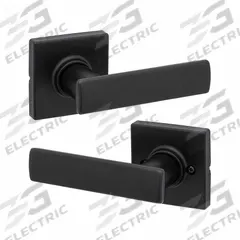 KWIKSET Door Lever Lockset: Passage Lever Locksets/Storeroom Lever Locksets, ADA Compliant (MPN 200BRNL-SQT-514-6AL-RCS). Key specifications — Ligature Resistance: Not Ligature-Resistant; Brand: KWIKSET; Lockset Function ANSI Code: F75; Visual Indicator Message: No Message; Lockset Style: Rose; ADA Compliant: Yes; ANSI Lockset Function: Hall; Finish: Black Painted : Zinc.