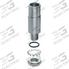 WERMA Panel Mount Adapter: Tower Light Adapter, For KombiSIGN 71/72, 3 1/4 in Overall Ht, 96000025. Key specifications — attr1056662: WERMA; attr1056663: KombiSIGN 71/72; attr1056670: Silver; attr1056675: Threaded Mount; attr1056661: 96000025; attr1056673: Screw.