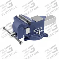 PALMGREN Bench Vise: Std Duty, Covered, 4 in Jaw Face Wd, 4 in Max Jaw Opening, 2 1/4 in Throat Dp (MPN 9629684). Key specifications — attr663938: PALMGREN; attr669112: Bolt Down Swivel Base.