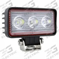 GROTE Small rectangle work lamp: Rectangular, Flood, LED, Bracket, Blunt Cut Wires, Black (MPN BZ331-5). Key specifications — Housing Color: Black; Brand: GROTE; Electrical Connection: Blunt Cut Wires.