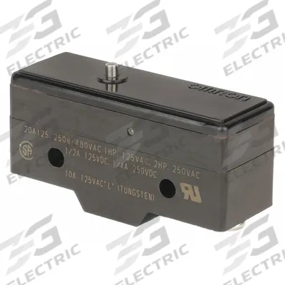 OMRON Snap Action Switch: Pin Plunger Actuator, 1NO/1NC - Plunger Snap-Action Switches