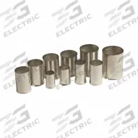 BURNDY Wire Ferrule: 3/0 AWG Max Wire Size, Holds 1 Wire, Bare, 0.58 in Ferrule Dia (MPN YF3/025UIL). Key specifications — Brand: BURNDY.