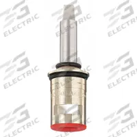 CHICAGO FAUCETS Cartridge: Use with Hot/Cold Water, Brass, Ceramic Disc, (12) Cartridges, 12 PK (MPN 377-XKLHBL12JKABNF). Key specifications — For Water Temperature: Hot/Cold; Compatible Brand: Chicago Faucets; Product Type: Cartridge; Includes: (12) Cartridges; Material: Brass.