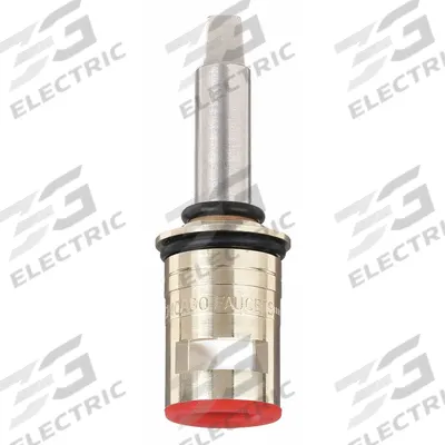 CHICAGO FAUCETS Cartridge: Use with Hot/Cold Water, Brass, Ceramic Disc, (12) Cartridges - Disc Faucet Cartridges