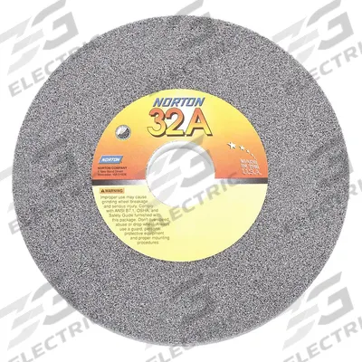 NORTON Straight Grinding Wheel: Type 1, 10" x 1" x 2" - Grinding Wheels for Moderate-to-Heavy Grinding of Tool Steels