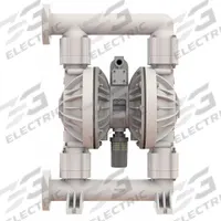 VERSAMATIC Double Diaphragm Pump: Polypropylene Body, 2 in, Flange Connection, 177 gpm, Buna-N Valve (MPN E2PA2D229C). Key specifications — Brand: VERSAMATIC; Seat Material: PP; Check Valve Material: Buna-N.