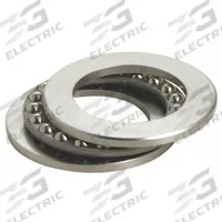 TRITAN Ball Thrust Bearing: EW1/2, 1/2 in Bore Dia, 31/32 in Outside Dia, 0.25 in Overall Wd, Flat. Key specifications — Thrust Bearing Type: Separable Ball Thrust Bearing; Ball Material Grade: AISI 52100; System of Measurement: Inch; Bearing Industry Number: EW1/2; Cage Material: Polymer; Maximum Speed: 11,000 RPM Oil; Brand: TRITAN; Bearing Series: EW Series.