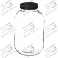 APPROVED VENDOR Sampling Bottle: 3.84 L, 89-400, Colorless, 4 Bottles, 157 mm Body Dia (MPN GLC-01877). Key specifications — Brand: APPROVED VENDOR; Graduated: No; Pre-Cleaned: None; Body Color: Colorless; Screw Closure Size: 89-400.