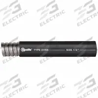Liquid Tight Conduit: 1 in Trade Size, Black, 100 ft Nominal Lg, ZHSS (MPN ZHSS 13). Key specifications — Conduit Color: Black; Brand: LIQUATITE; Series: ZHSS.