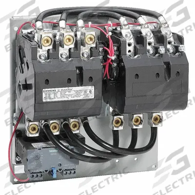 Siemens Magnetic Motor Starter: Reversing, 3 Poles, NEMA Size 4, 135 A - Reversing Starters with Electronic Overloads