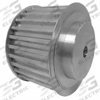 DAYTON Timing Pulley: Trapezoidal, Plain, For T10 Timing Belt Section, For 50 mm Belt Wd, 30 Teeth (MPN 66T10/30-2). Key specifications — Brand: DAYTON; Tooth Profile: Trapezoidal; Finish: Plain.