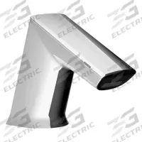 SLOAN Bathroom Sensor Faucet: BASYS, Cast Zinc, Chrome Finish, Single-Post, Battery, Laminar (MPN EFX350.110.0000). Key specifications — Brand: SLOAN; Includes: (4) AA Alkaline Battery; Series: BASYS.
