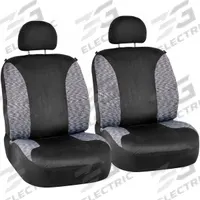 Seat: Driver Seat Cover, 7 in Lg (In.), 4 1/2 in Wd (In.), Black/Gray, 4 # Pieces Included, 1 PR (MPN 22-1-58228-9). Key specifications — Brand: BELL; Color: Gray; Material: Fabric Bolstered on Neoprene.