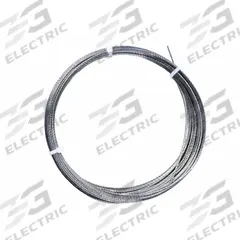 APPROVED VENDOR Wire Rope: Stainless Steel, 1 x 19, 30 lb Working Load Limit, 25 ft Overall Lg (MPN 2TAK5). Key specifications — End Type: Plain; Brand: APPROVED VENDOR.