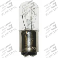 APPROVED VENDOR Incandescent Bulb: Incandescent, Double Contact Bayonet (BA15d), (T) Tubular, T6 (MPN C250-1). Key specifications — Light Color: White; Trade Number: C250-1; Voltage: 230V AC; Brand: APPROVED VENDOR; Bulb Shape: T6.