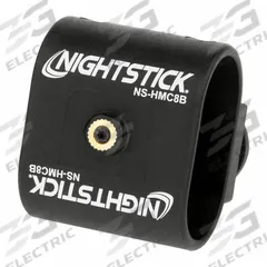 NIGHTSTICK Flashlight Mount: Glass-Filled Nylon Polymer, Black, For Nightstick Flashlights, Mount (MPN NS-HMC8B). Key specifications — Material: Glass-Filled Nylon Polymer; Compatible with Brand: Nightstick; Product Type: Helmet/Head Mount; Compatible with Manufacturer Model Number: XPP-5418; Manufacturer Part Number: NS-HMC8B; Brand: NIGHTSTICK; Includes: Mount.