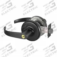 CORBIN RUSSWIN Door Lockset: Office Lever Locksets, Black, ADA Compliant, LFIC (MPN CLX3351 PZD BSP CT6D). Key specifications — attr1024149: Not Ligature-Resistant; attr1011488: CORBIN RUSSWIN; attr1024446: F109; attr1011524: No Message; attr1011485: Yes; attr1059461: Black Painted.