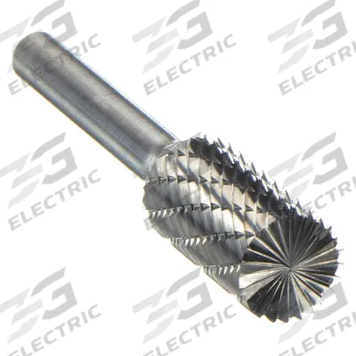 APPROVED VENDOR Carbide Bur: Cylinder with End Cut, SB-5, Double Cut, 1/2" x 1" Head - Double-Cut End-Cut Cylinder Burs