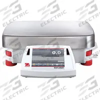 OHAUS Compact Bench Scale: 24,000 g Capacity, 0.1 g Readability, 0.1 g Repeatability, Die-Cast Metal (MPN EX24001). Key specifications — Brand: OHAUS; Display Type: VGA Touchscreen.