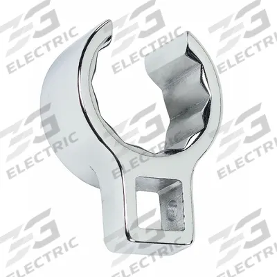 PROTO Crowfoot Socket Wrench: Alloy Steel, Chrome, 1/2 in Drive Size, 1 7/8 in Head Size - SAE Flare Nut Crowfoot Wrenches