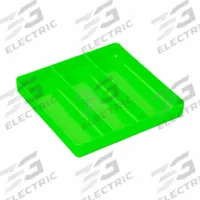 ERNST MANUFACTURING Compartment Tray for Drawer: Green, 10 1/2 in Overall Wd, 10 1/2 in Overall Lg (MPN 5024). Key specifications — Brand: ERNST MANUFACTURING; Color: Green; Product Type: Tool Tray.