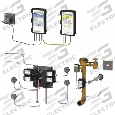 MASTER-TROL Penal System Toilet and Sink Retrofit Kit: 9 7/8 in Main Module - Water Management System for Institutional Combination Units