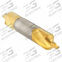 KEO Center Drill: Plain Type, #4, 82°, 2 1/8 in Overall Lg, TiN Coated High Speed Steel (MPN 906-000-117). Key specifications — Brand: KEO; End Type: Double End.