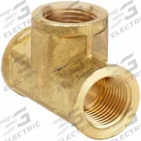 APPROVED VENDOR Metal Pipe Tee: Tee, 1/4 in x 1/4 in x 1/4 in, 1,000 psi, 1 1/2 in Lg, CA2745 Brass (MPN 706201-04). Key specifications — Maximum Operating Pressure: 1,000 psi.