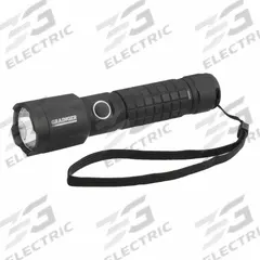 GRAINGER Rechargeable Tactical Flashlight: Rechargeable, 1,000 lm, 2 hr Run Time at Max. Brightness (MPN 797NR3). Key specifications — Charger Style Included: USB Type-C Cord; Brand: GRAINGER; Battery Requirements - Broad: Includes Rechargeable.