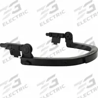 PIP Face Shield Bracket: Slotted Attachment Type, Plastic, Black (MPN 251-EPB101). Key specifications — Attachment Type: Slotted; Product Type: Bracket; Material: Plastic; Color: Black; For Use With: Face Shield; Brand: PIP.
